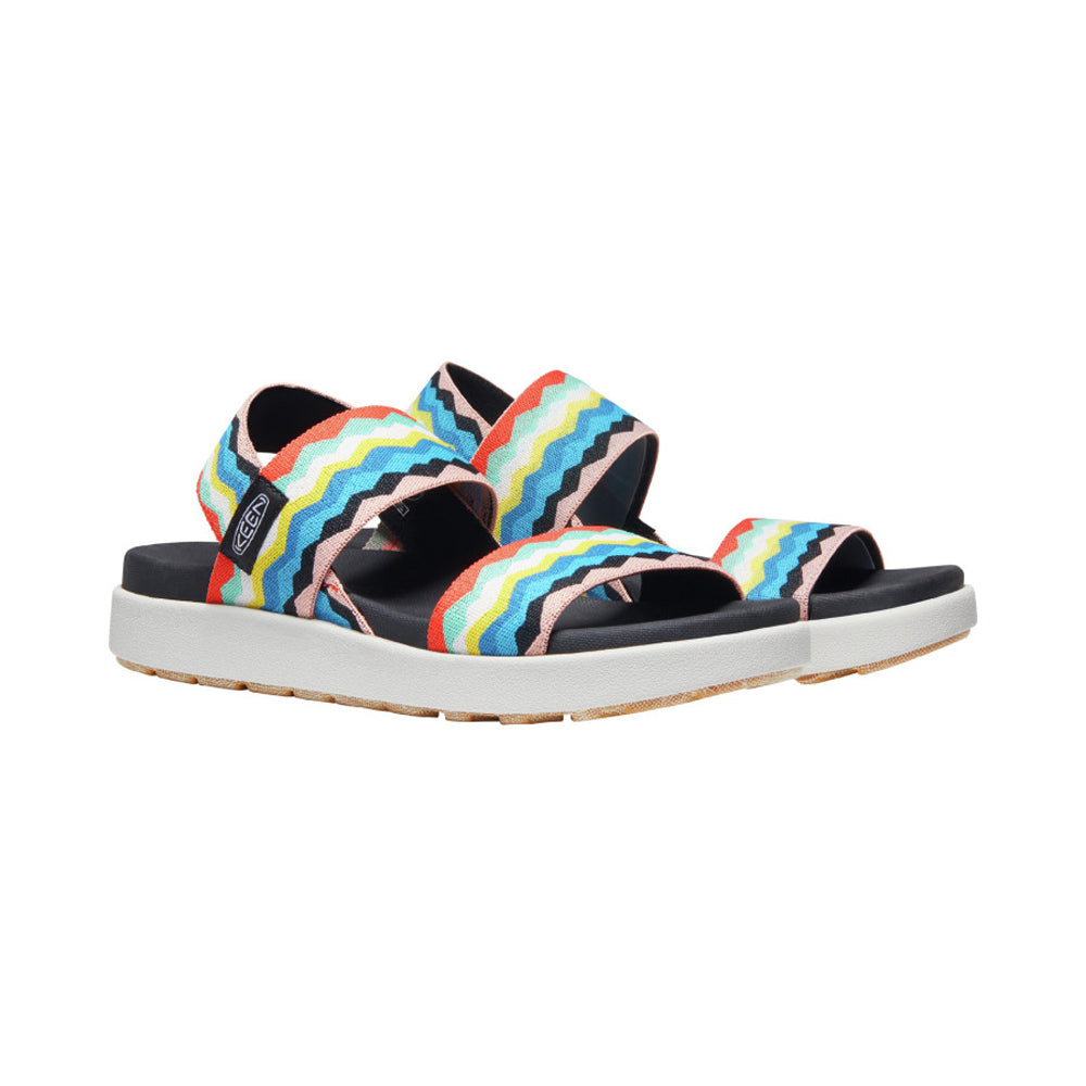 Women's Elle Backstrap Sandal - Black/Peach Pearl