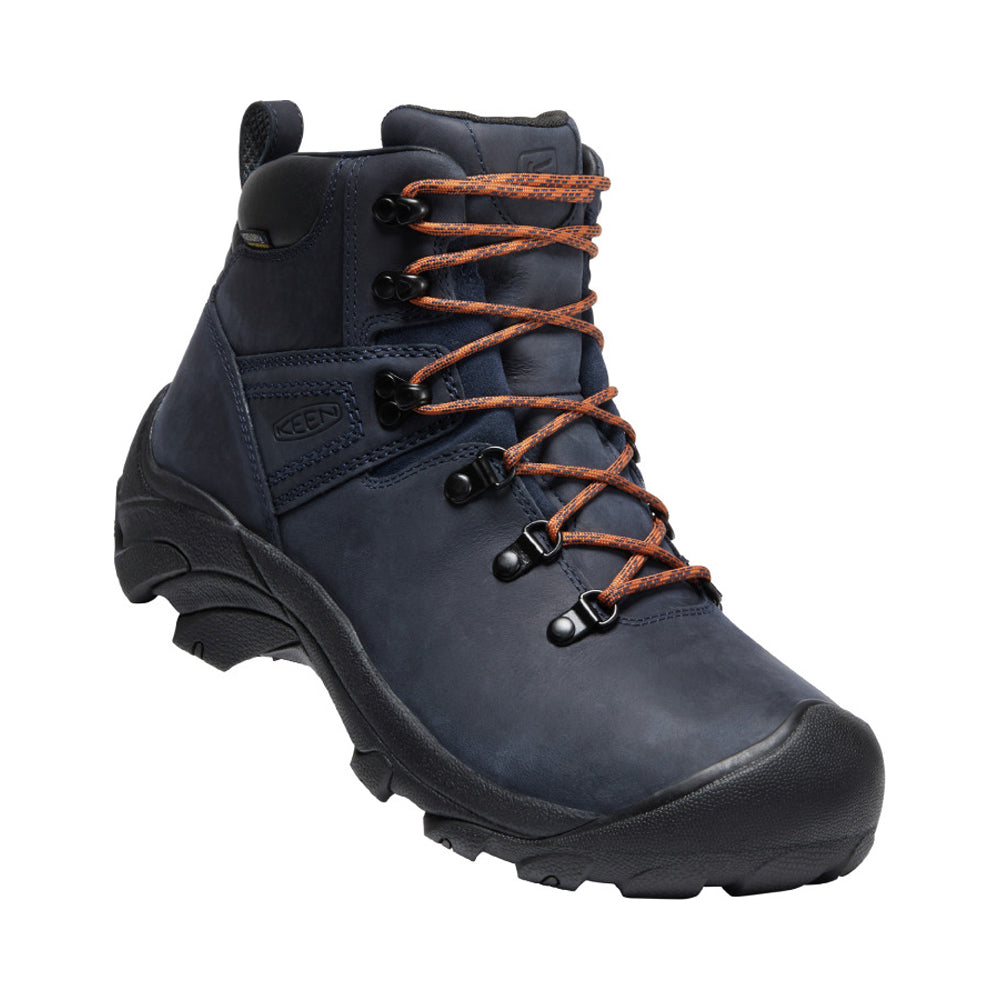 Men's Pyrenees Waterproof Hiking Boot - Black Iris/Fossil Orange