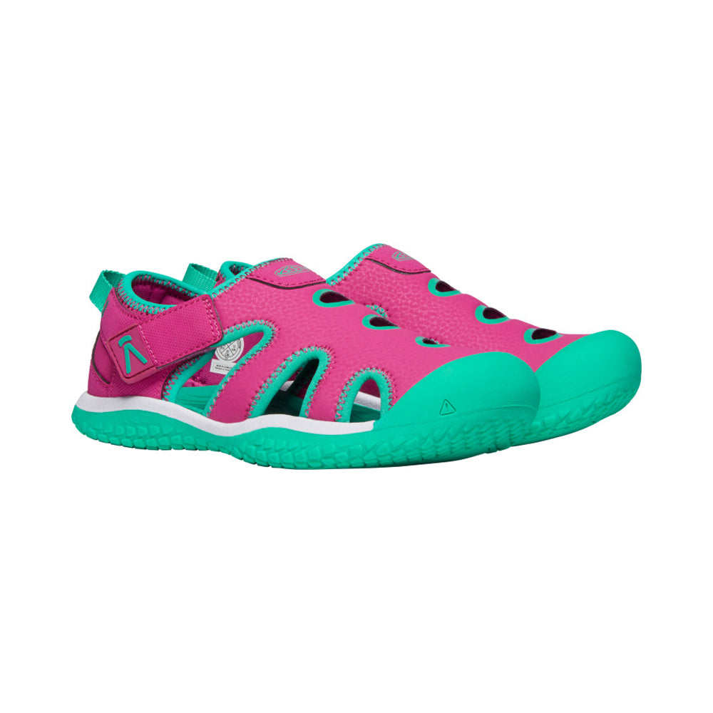 Little Kids' Stingray Sandal - Very Berry/Peacock Green