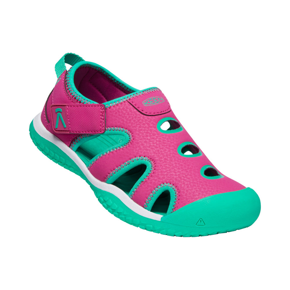 Little Kids' Stingray Sandal - Very Berry/Peacock Green