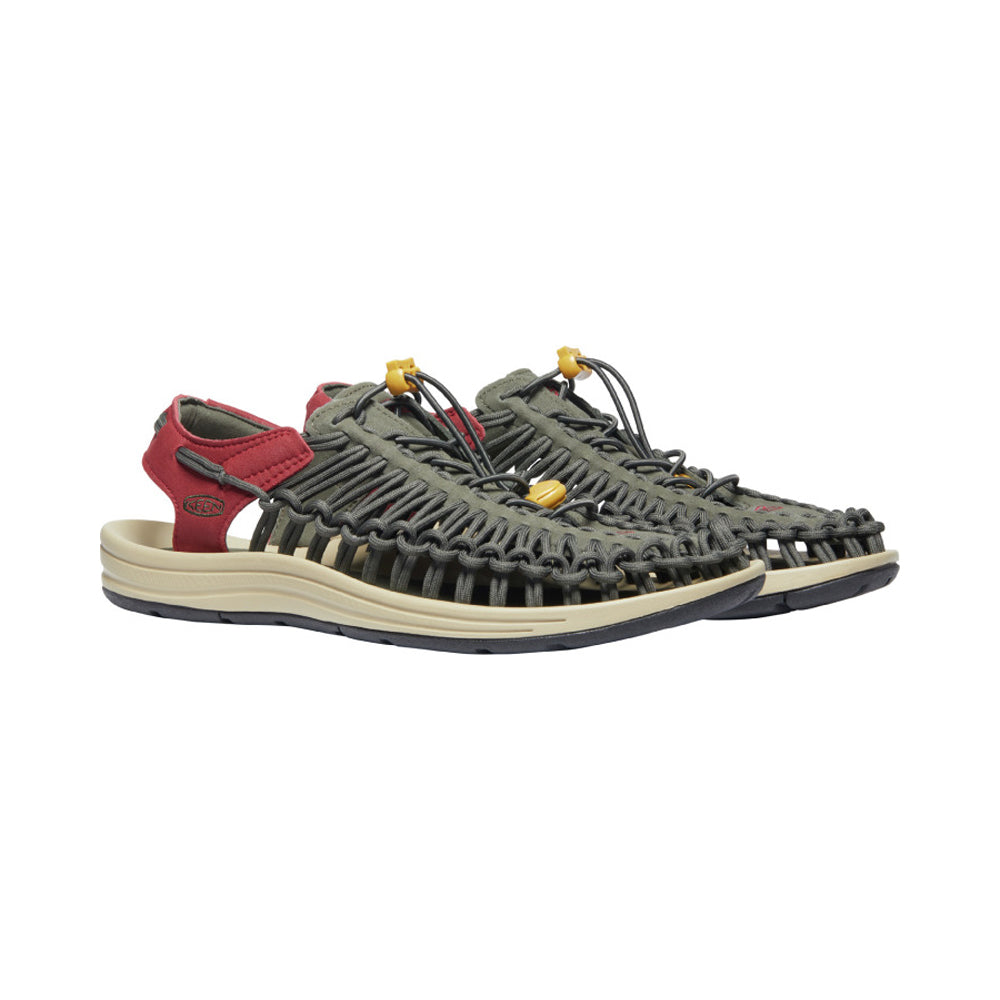 Men's UNEEK Sneaker - Forest Night/Red Dahlia