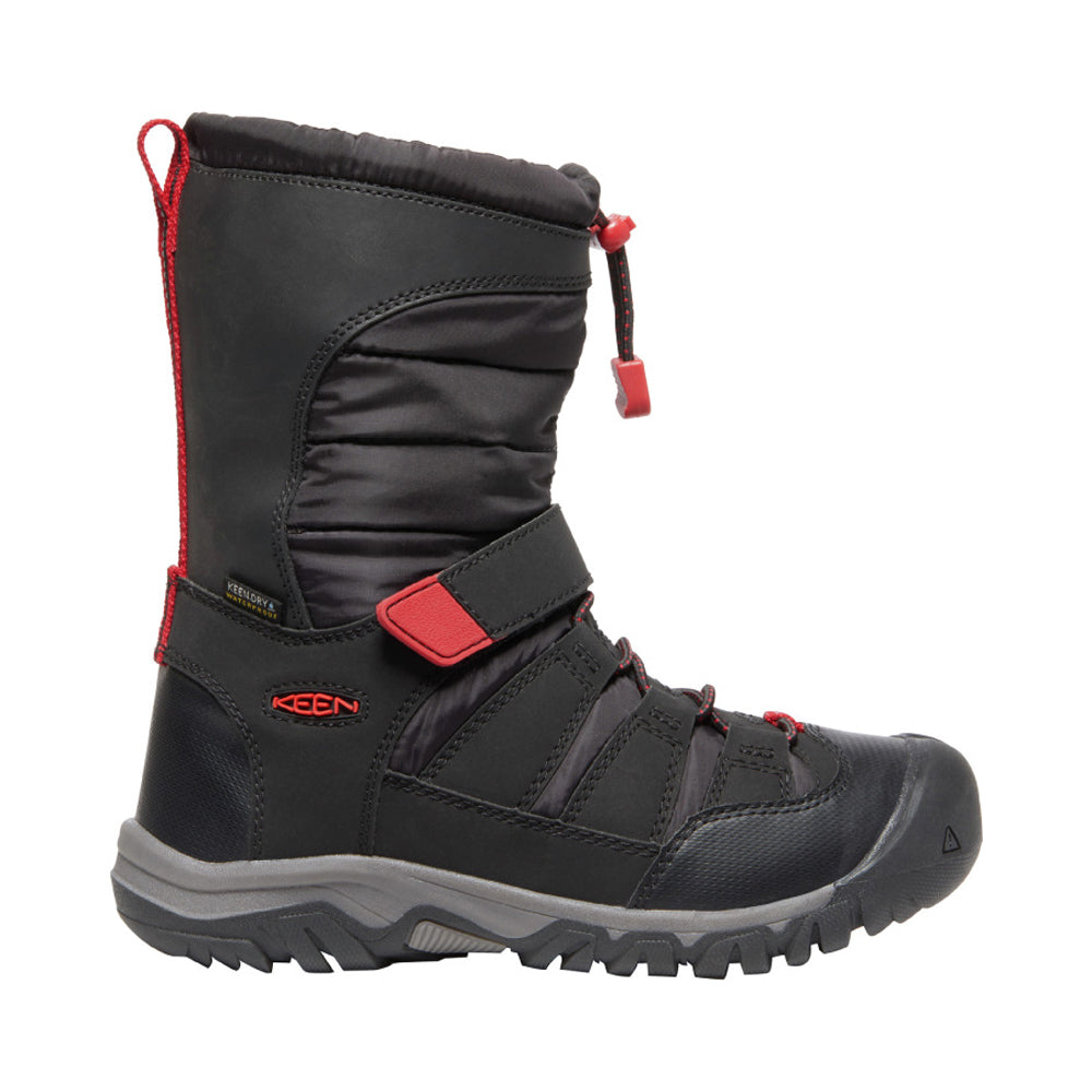 Big Kids' Winterport NEO Waterproof Boot - Black/Red Carpet