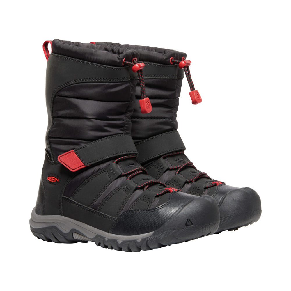 Big Kids' Winterport NEO Waterproof Boot - Black/Red Carpet