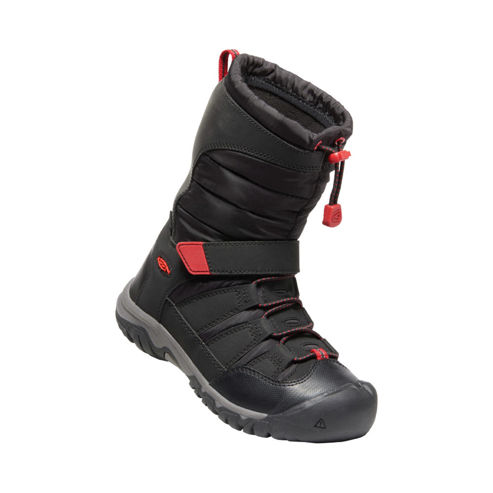 Big Kids' Winterport NEO Waterproof Boot - Black/Red Carpet