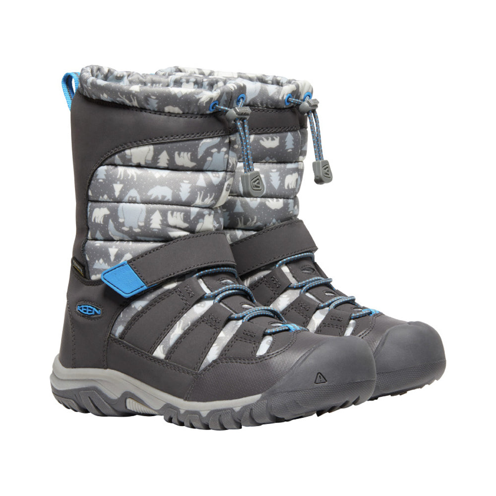 Big Kids' Winterport NEO Waterproof Boot - Steel Grey/Brilliant Blue